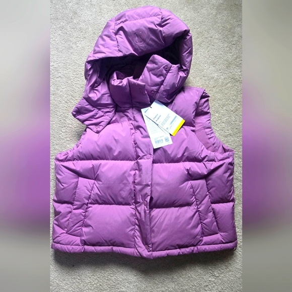 Lululemon *Rare* Wunder Puff Cropped Vest Size 10 Velvet Dust NWT - Picture 2 of 8